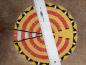 Preview: Perlenrosette, 18cm, Southern Cheyenne, Tepee Ornament, Beadwork, lazy Stich