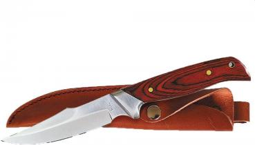 Jagdmesser mit Pakkaholzschalen 441912 Carl Linder