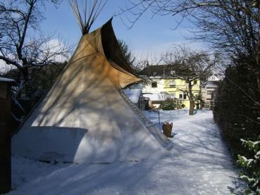 Tipi mit ca. 8m Durchmesser, schwere Ausführung