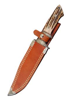 B&M Ranger Bowie Messer mit Drop-Point-Klinge und Hirschhorngriff