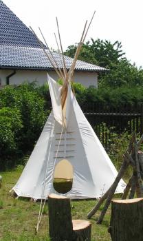 Tipi mit ca. 2m Durchmesser (Kindertipi), Extraschwere Ausführung