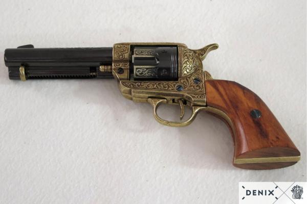 45er Peacemaker Colt, messingfarbe