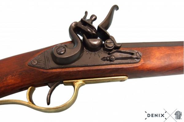 Kentucky-Gewehr, Steinschloss 19. Jahrhundert