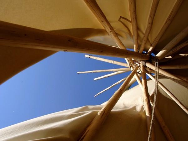 Tipi mit ca. 2m Durchmesser (Kindertipi), schwere Ausführung